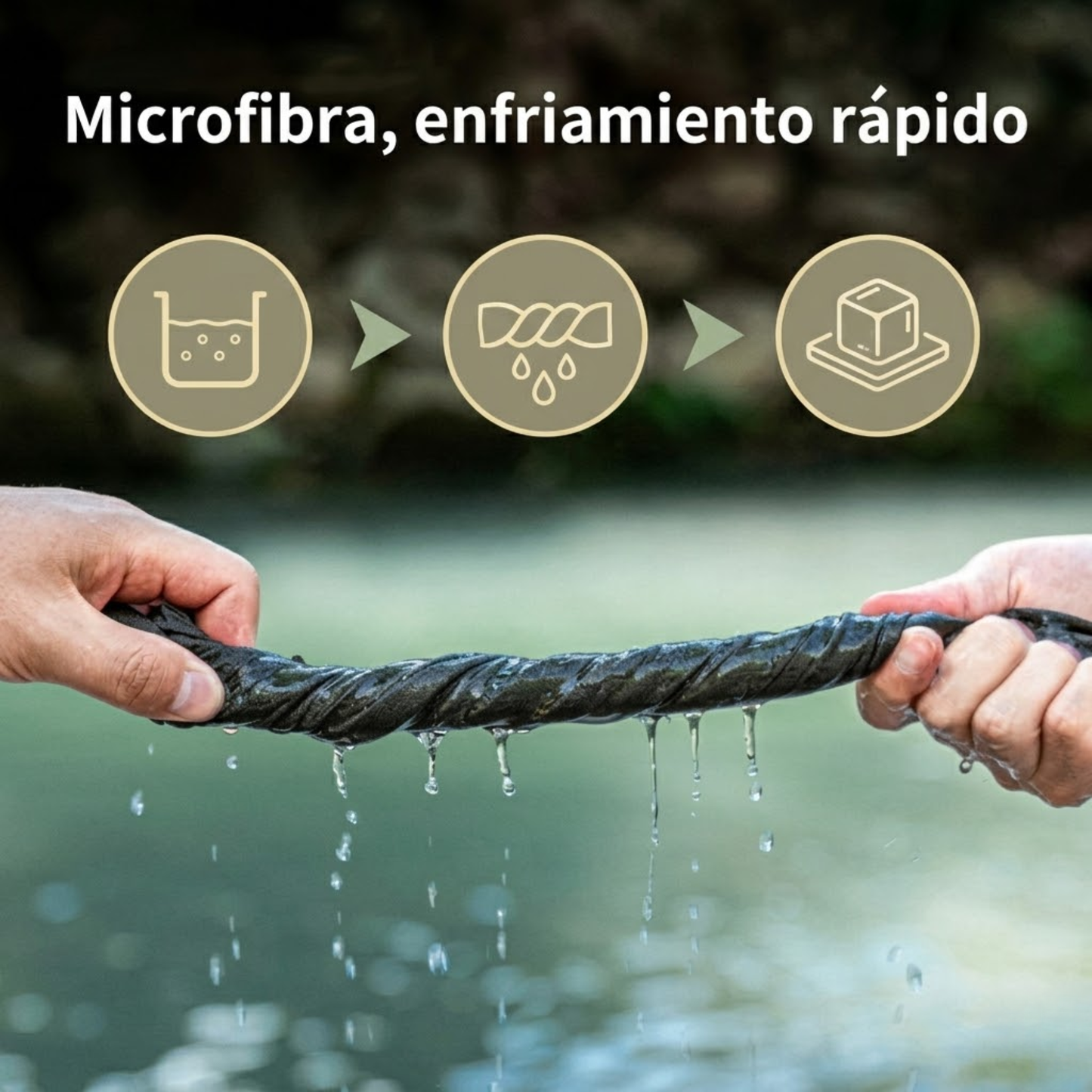 Toalla Compacta con Mini Bolsa de Transporte